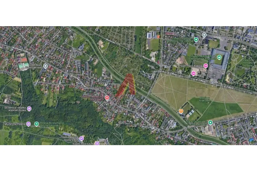Kraków, Krowodrza, Wola Justowska, Królowej Jadwigi, WOLA JUSTOWSKA , MOZLIWOŚĆ ROZBUDOWY
