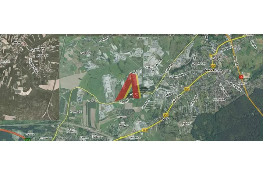 wielicki, Niepołomice, Podłęże, PRZEMYSŁOWO USŁUGOWA