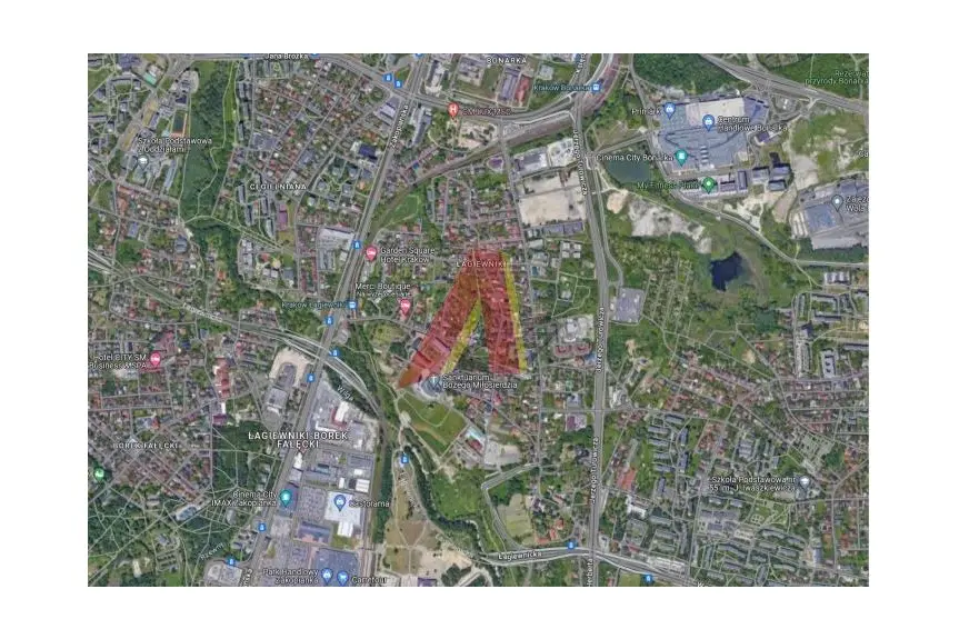 Kraków, Podgórze, Łagiewniki, Tischnera, Możliwa zabudowa wieorodzinna niskiej intensywności