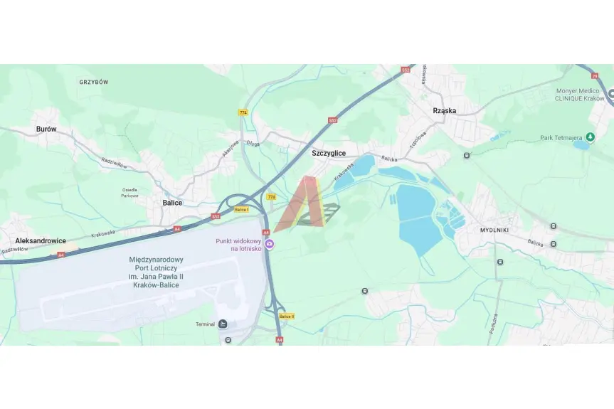 krakowski, Zabierzów, Szczyglice, Krakowska, USŁUGOWA W POBLIZU LOTNISKA BALICE