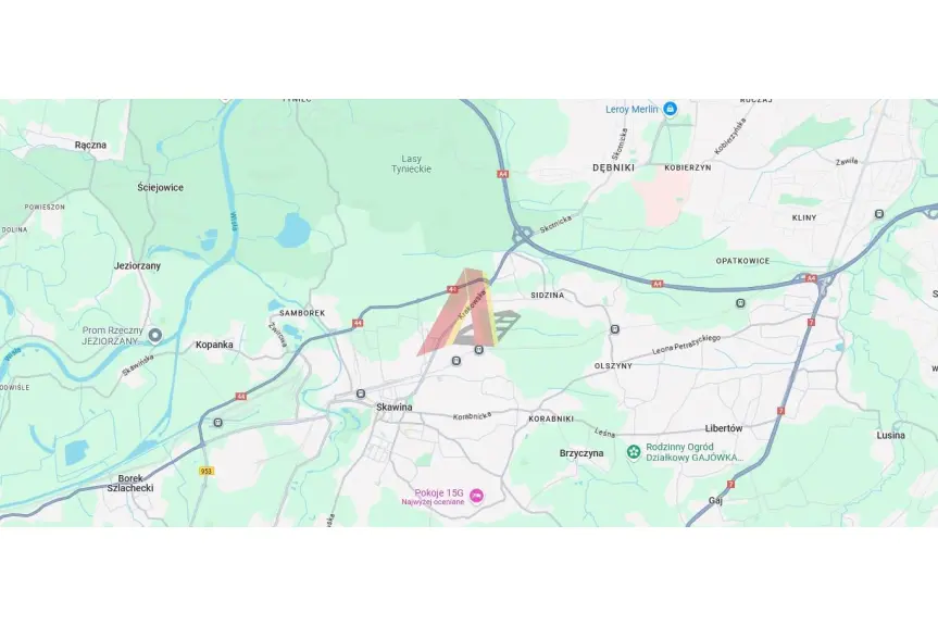 krakowski, Skawina, wysokie składowanie , działka usługowa
