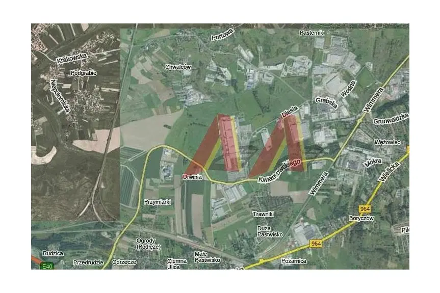 wielicki, Niepołomice, Podłęże, PRZEMYSŁOWO USŁUGOWA