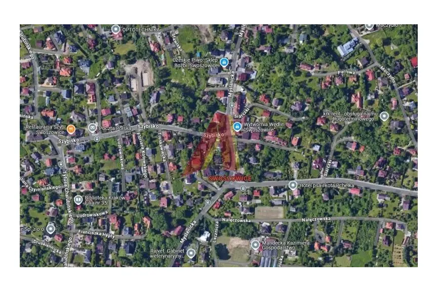 Kraków, Podgórze, Swoszowice, Chałubińskiego, działka z ogromnym potencjałem
