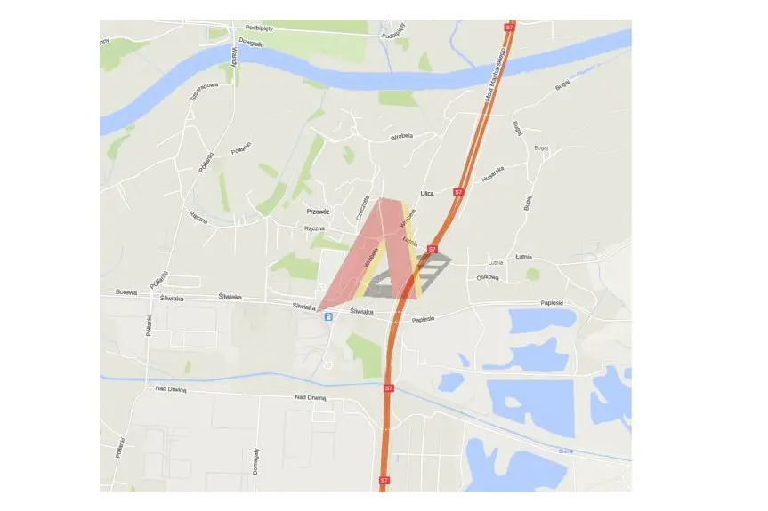 Kraków, Podgórze, Rybitwy, Śliwiaka, Z POZWOLENIEM NA BIUROWIEC