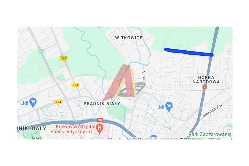 Kraków, Krowodrza, Górka Narodowa, Papierni Prądnickich, GÓRKA NARODOWA OK 24 AR