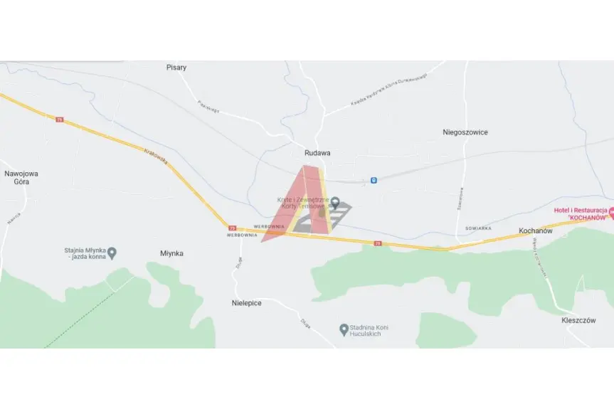 krakowski, Zabierzów, Młynka, BUDOWLANA PONAD PÓŁ HEKTARA