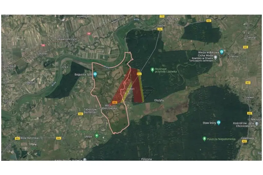 wielicki, Niepołomice, Zabierzów Bocheński, 22 HEKTARY