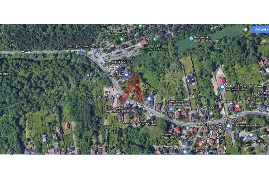 Kraków, Podgórze, Borek Fałęcki, Zawiła, DZIAŁKA BOREK FAŁĘCKI
