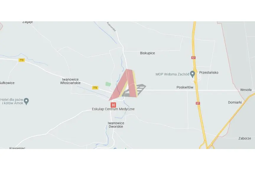 krakowski, Iwanowice, Iwanowice Włościańskie, USŁUGOWA, WIDOKOWA Z POZWOLENIEM NA BUDOWĘ