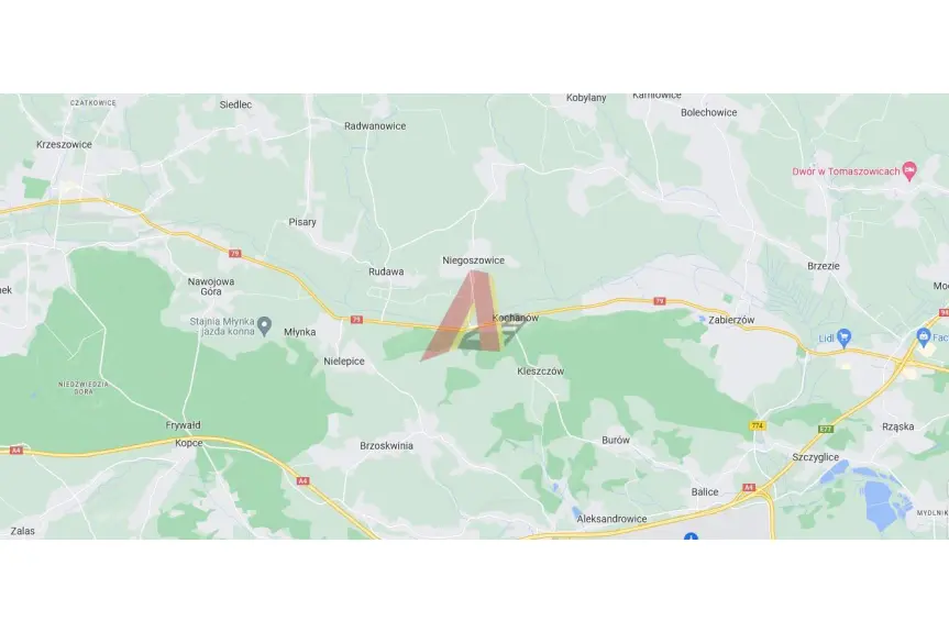 krakowski, Zabierzów, Młynka, w studium nowego planu przeznaczenie budowlane