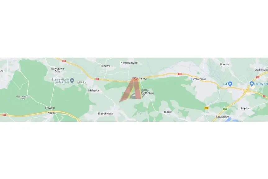krakowski, Zabierzów, Młynka, w studium nowego planu przeznaczenie budowlane