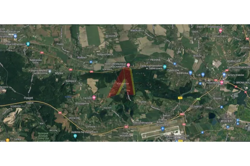 krakowski, Zabierzów, Młynka, w studium nowego planu przeznaczenie budowlane