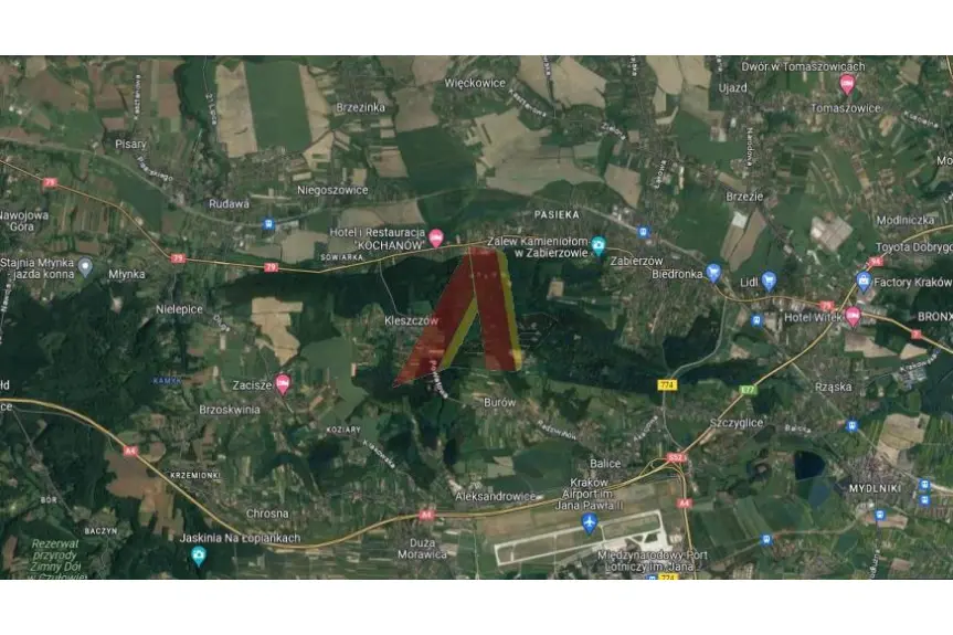 krakowski, Zabierzów, Młynka, w studium nowego planu przeznaczenie budowlane
