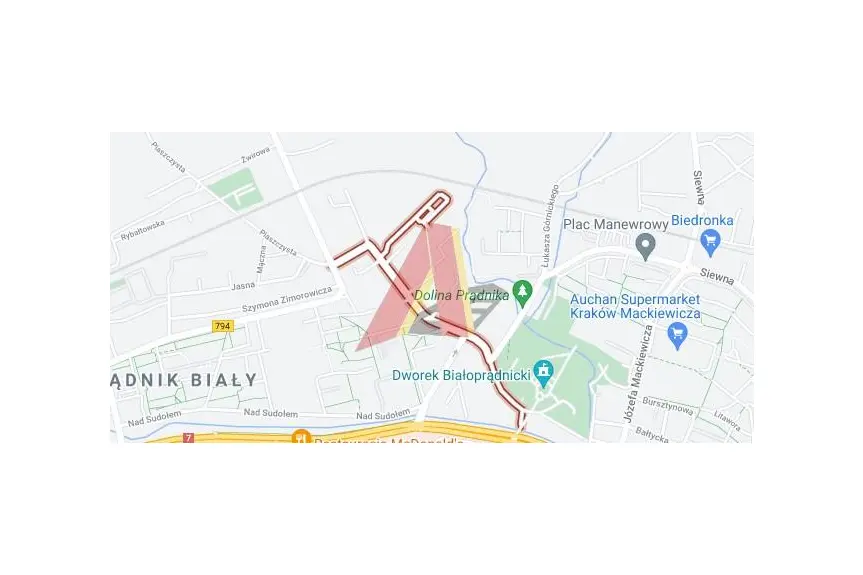 Kraków, Krowodrza, Prądnik Biały, Białoprądnicka, POD URZĄDZENIA SPORTU I REKREACJI