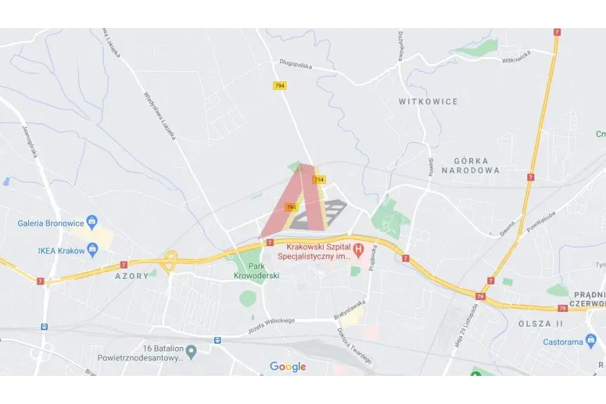 Kraków, Krowodrza, Łokietka, Doskonały teren pod zabudowę bliźniaczą