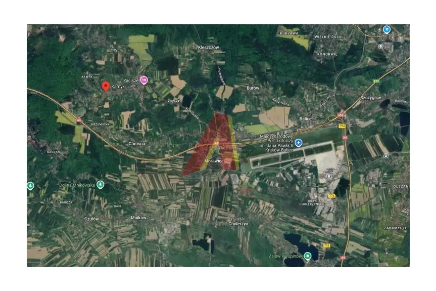 krakowski, Zabierzów, Brzoskwinia, Działka na sprzedaż