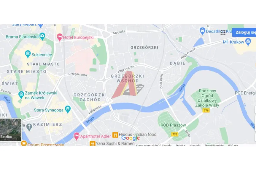 Kraków, Śródmieście, Dąbie, Na Szaniec, DĄBIE POD APARTAMENTOWIEC