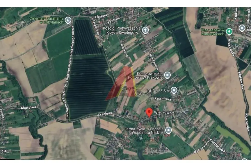 krakowski, Zabierzów, Więckowice, Ogrodowa, POD ZABUDOWĘ BLIŹNIACZĄ LUB SZEREGOWĄ