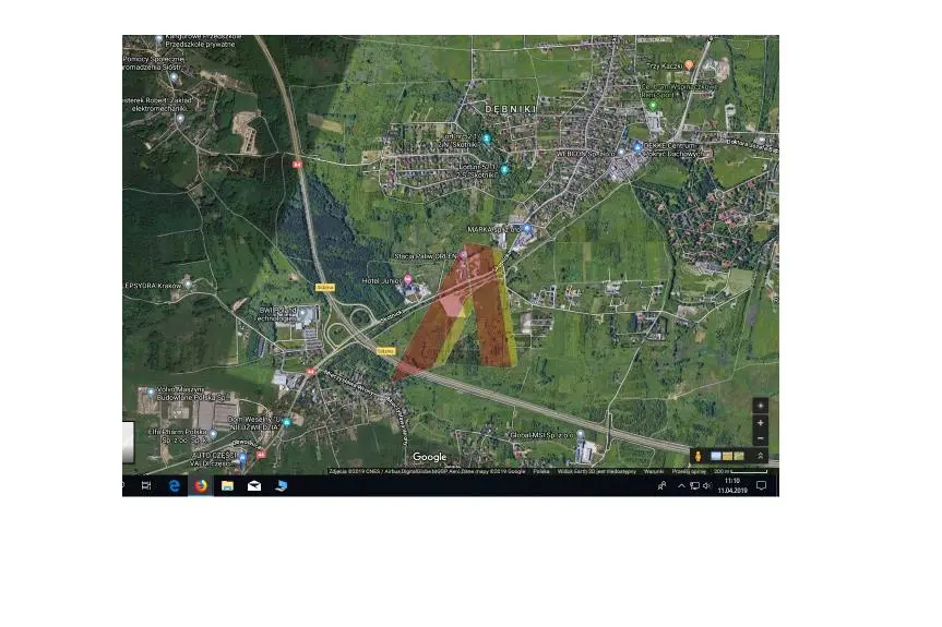 Kraków, Podgórze, Skotniki, Skotnicka, pozwolenie na budowę obiektu hotelowo usługowego