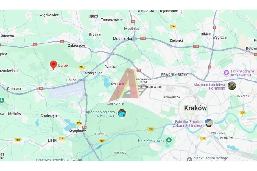krakowski, Zabierzów, Burów, Radziwiłłów, Widokowa 26arowa gm,Zabierzów