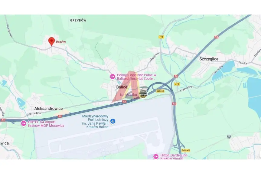 krakowski, Zabierzów, Burów, Radziwiłłów, Widokowa 26arowa gm,Zabierzów