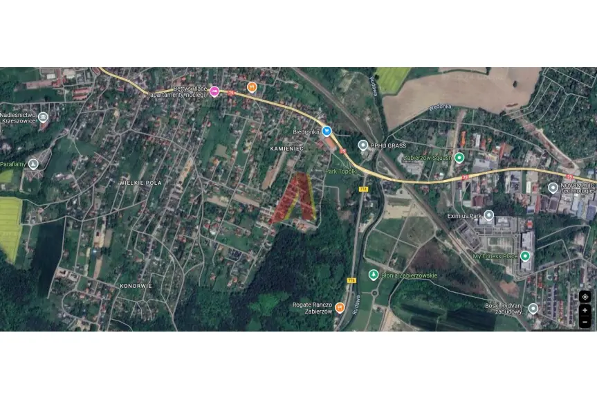 krakowski, Zabierzów, Kamienna, Pod domy w zabudowie bliźniaczej , szeregowej lub wolnostojące