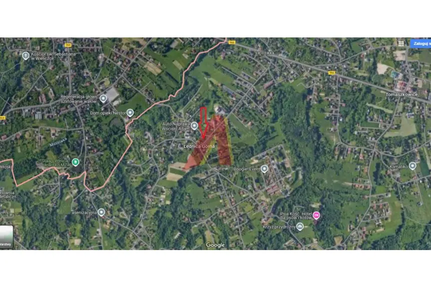 wielicki, Wieliczka, Lednica Górna, DUDYNEK /DZIAŁKA DLA INWESTORA