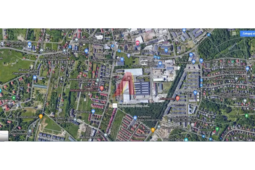 Kraków, Podgórze, Kliny, Profesora Geremka, DZIAŁKA KLINY